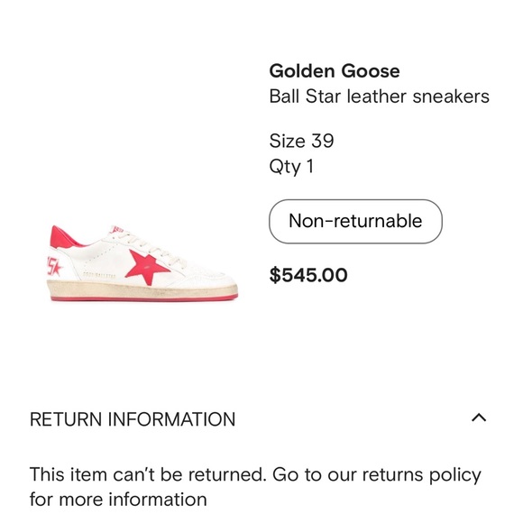 Golden Goose Ballstar Sneakers-39 NIB 100% Authentic - Picture 7 of 7